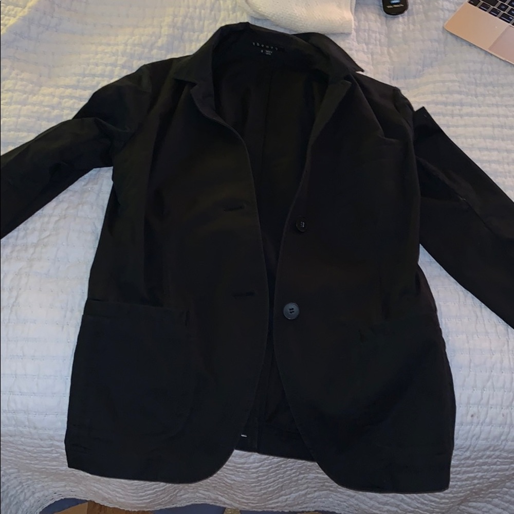 Black cotton THEORY jacket
